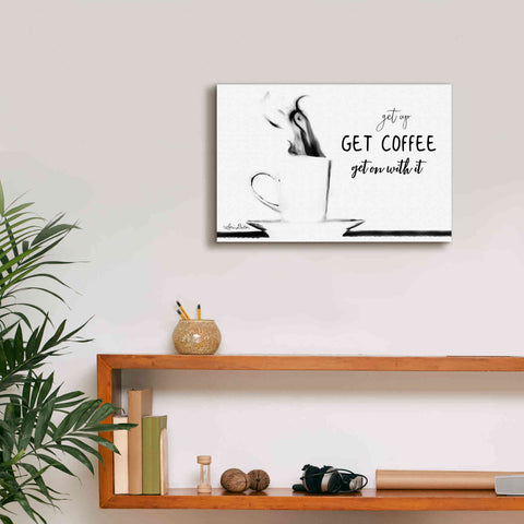 Image of 'Get Coffee' by Lori Deiter, Canvas Wall Art,18 x 12