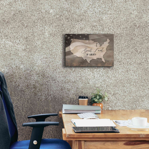 Image of 'Sweet Land of Liberty' by Lori Deiter, Canvas Wall Art,18 x 12