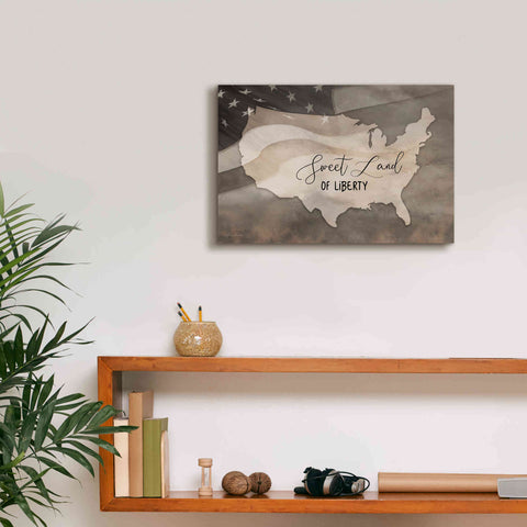 Image of 'Sweet Land of Liberty' by Lori Deiter, Canvas Wall Art,18 x 12