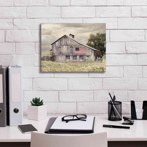 Image of 'Rural Virginia Barn' by Lori Deiter, Canvas Wall Art,16 x 12
