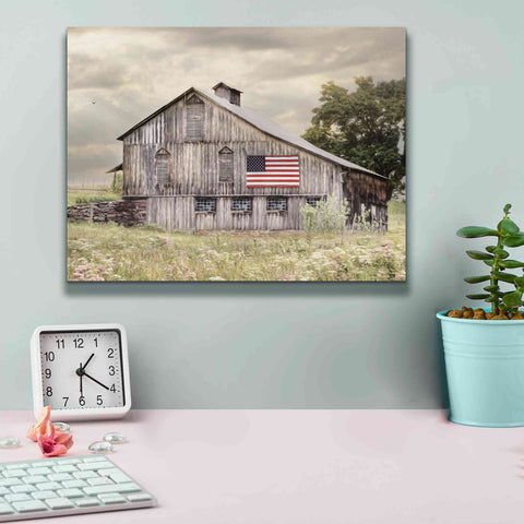 Image of 'Rural Virginia Barn' by Lori Deiter, Canvas Wall Art,16 x 12