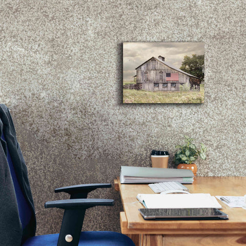 Image of 'Rural Virginia Barn' by Lori Deiter, Canvas Wall Art,16 x 12