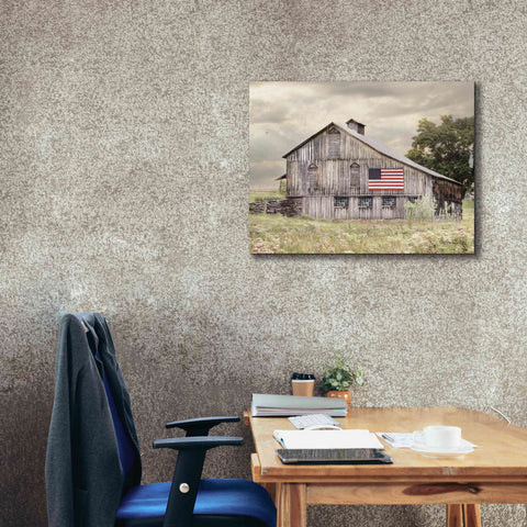 Image of 'Rural Virginia Barn' by Lori Deiter, Canvas Wall Art,34 x 26