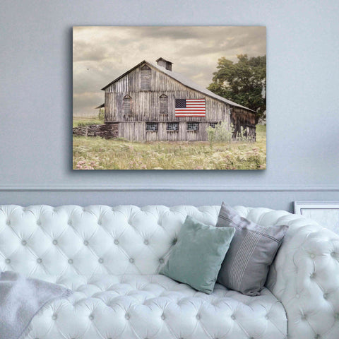 Image of 'Rural Virginia Barn' by Lori Deiter, Canvas Wall Art,54 x 40
