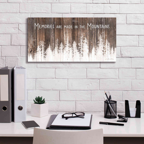 Image of 'Mountain Memories' by Lori Deiter, Canvas Wall Art,24 x 12
