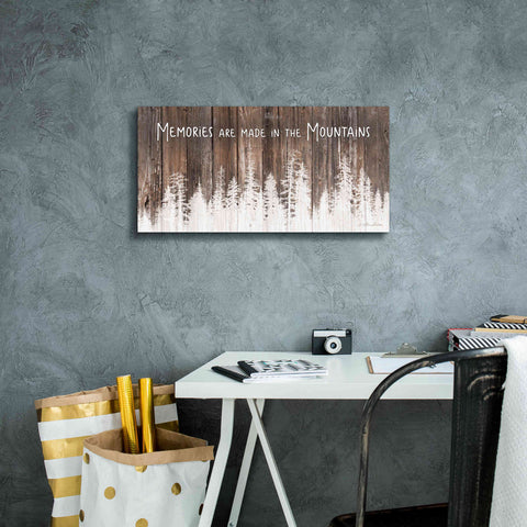 Image of 'Mountain Memories' by Lori Deiter, Canvas Wall Art,24 x 12