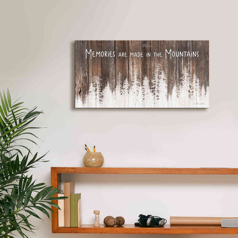 Image of 'Mountain Memories' by Lori Deiter, Canvas Wall Art,24 x 12