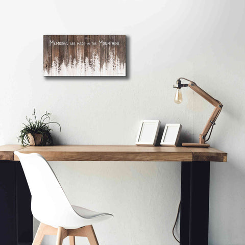 Image of 'Mountain Memories' by Lori Deiter, Canvas Wall Art,24 x 12