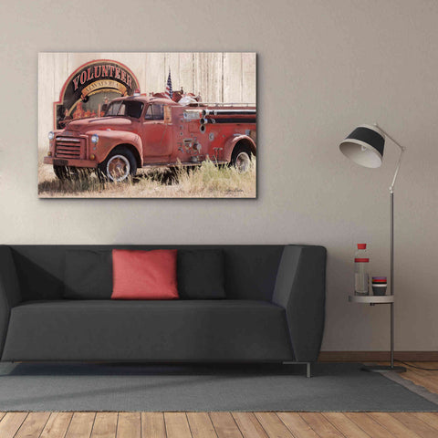Image of 'Volunteer Firefighter' by Lori Deiter, Canvas Wall Art,60 x 40