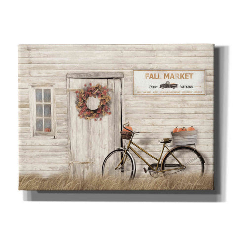 Image of 'Pumpkin Bicycle' by Lori Deiter, Canvas Wall Art