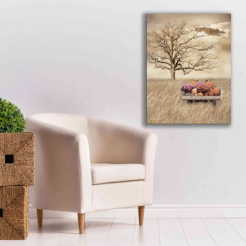 Image of 'Fall Wagon' by Lori Deiter, Canvas Wall Art,26 x 34