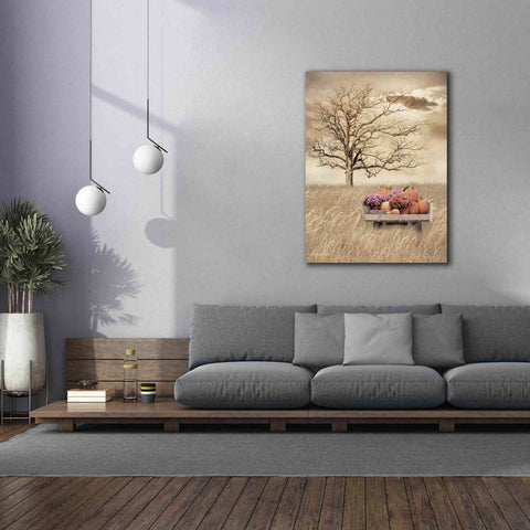 Image of 'Fall Wagon' by Lori Deiter, Canvas Wall Art,40 x 54