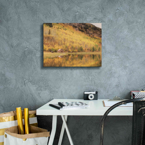 Image of 'San Juan Cabin' by Lori Deiter, Canvas Wall Art,16 x 12