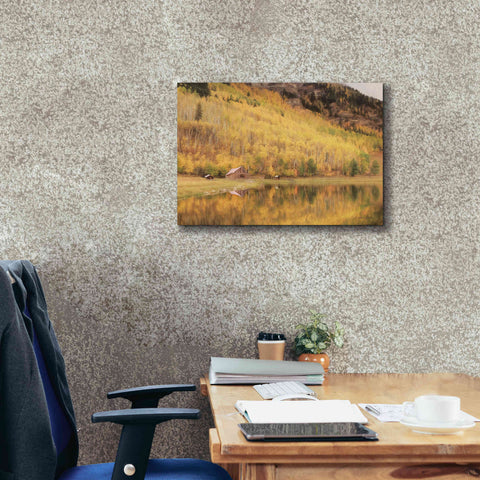 Image of 'San Juan Cabin' by Lori Deiter, Canvas Wall Art,26 x 18