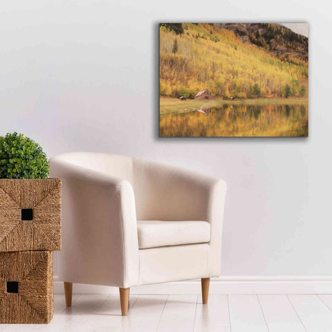 Image of 'San Juan Cabin' by Lori Deiter, Canvas Wall Art,34 x 26