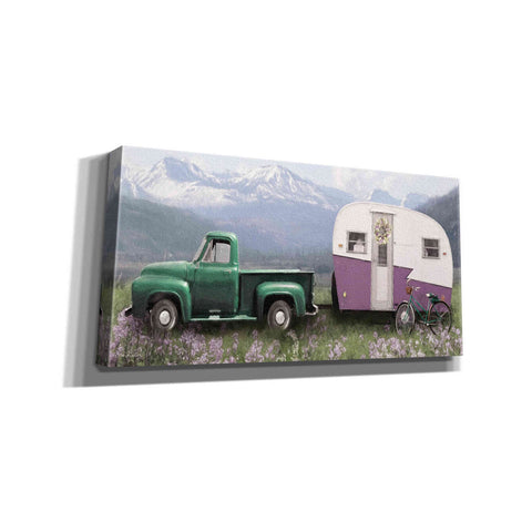 Image of 'Spring Camping with Bike' by Lori Deiter, Canvas Wall Art