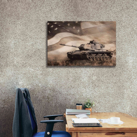 Image of 'The Liberator Tank' by Lori Deiter, Canvas Wall Art,40 x 26