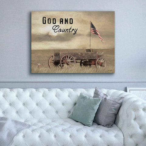 Image of 'God and Country' by Lori Deiter, Canvas Wall Art,54 x 40