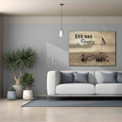 Image of 'God and Country' by Lori Deiter, Canvas Wall Art,54 x 40
