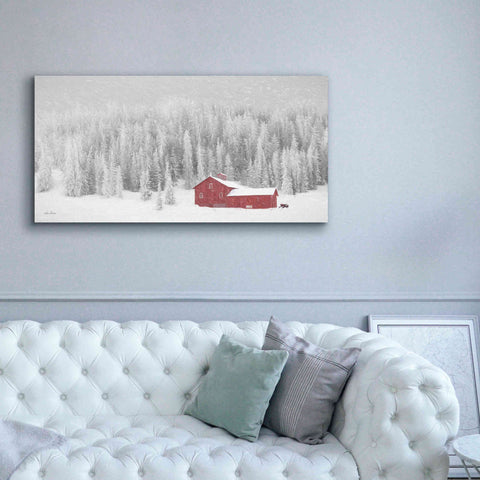 Image of 'Old Wyoming Barn' by Lori Deiter, Canvas Wall Art,60 x 30