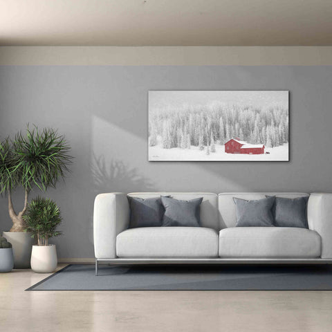 Image of 'Old Wyoming Barn' by Lori Deiter, Canvas Wall Art,60 x 30