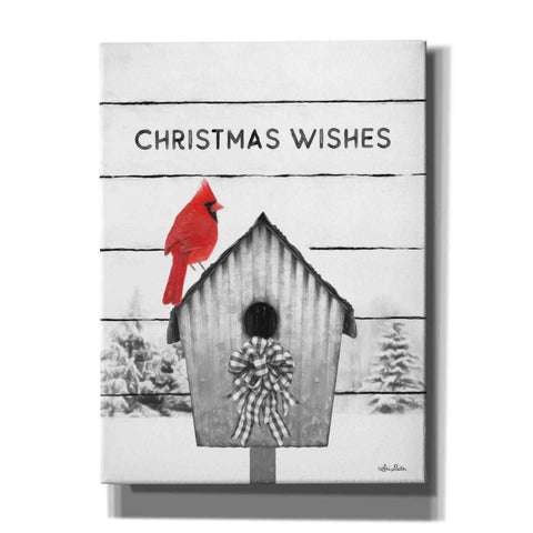 Image of 'Christmas Birdhouse' by Lori Deiter, Canvas Wall Art