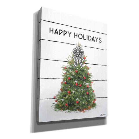 Image of 'Christmas Tree on Wood' by Lori Deiter, Canvas Wall Art