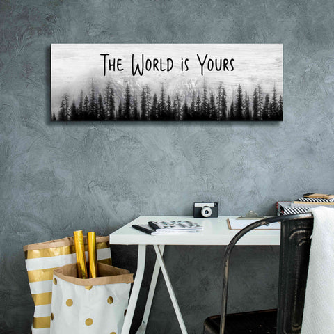 Image of 'The World is Yours' by Lori Deiter, Canvas Wall Art,36 x 12
