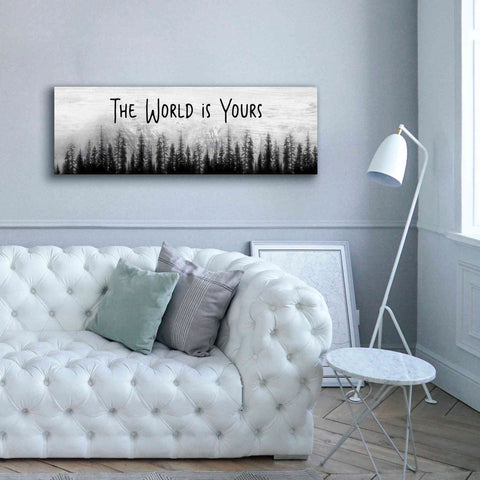 Image of 'The World is Yours' by Lori Deiter, Canvas Wall Art,60 x 20