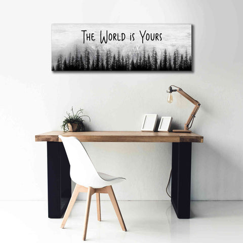 Image of 'The World is Yours' by Lori Deiter, Canvas Wall Art,60 x 20