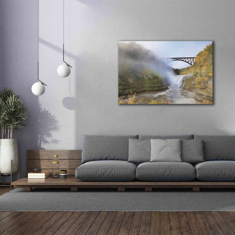Image of 'Letchworth Upper Falls' by Lori Deiter, Canvas Wall Art,60 x 40