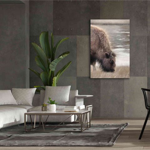 Image of 'Yellowstone Buffalo' by Lori Deiter, Canvas Wall Art,40 x 60