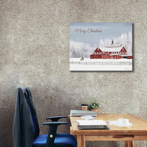 Image of 'Lava Mt. Horse Farm' by Lori Deiter, Canvas Wall Art,34 x 26