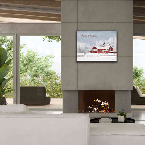 Image of 'Lava Mt. Horse Farm' by Lori Deiter, Canvas Wall Art,34 x 26