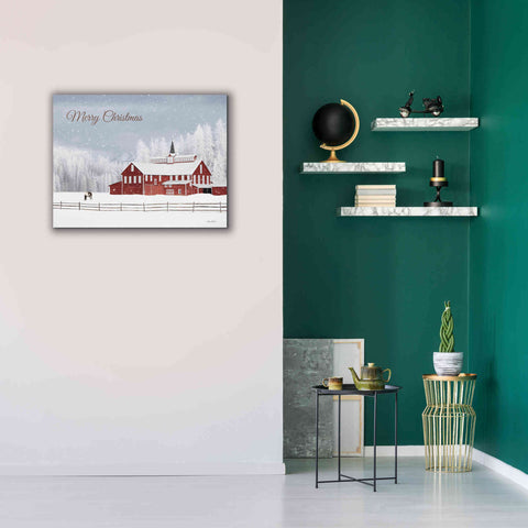 Image of 'Lava Mt. Horse Farm' by Lori Deiter, Canvas Wall Art,34 x 26