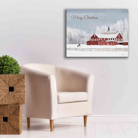 Image of 'Lava Mt. Horse Farm' by Lori Deiter, Canvas Wall Art,34 x 26