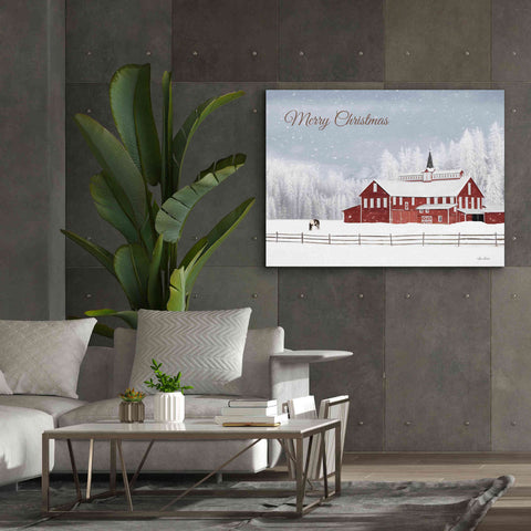 Image of 'Lava Mt. Horse Farm' by Lori Deiter, Canvas Wall Art,54 x 40