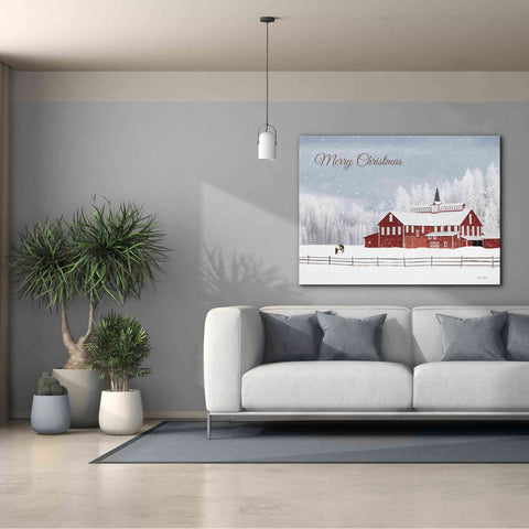 Image of 'Lava Mt. Horse Farm' by Lori Deiter, Canvas Wall Art,54 x 40