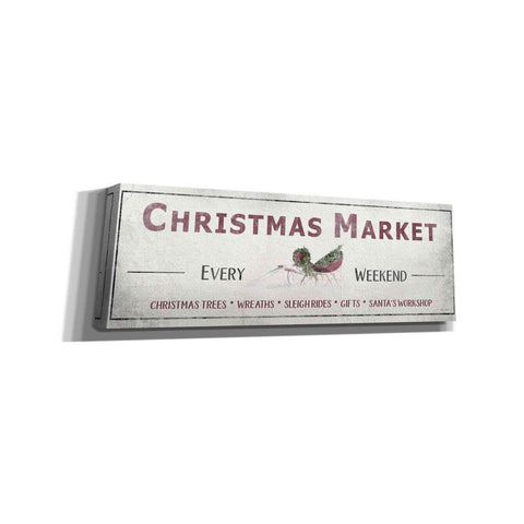 Image of 'Christmas Market Sign II' by Lori Deiter, Canvas Wall Art