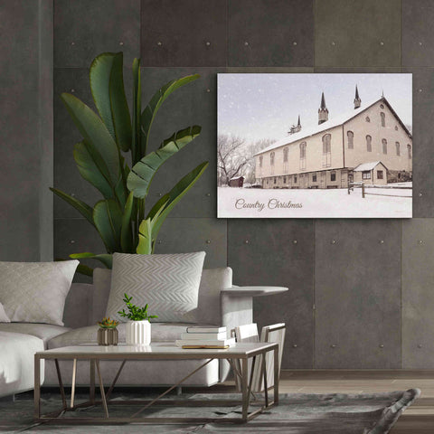 Image of 'Country Christmas Church' by Lori Deiter, Canvas Wall Art,54 x 40