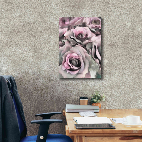 Image of 'Painted Roses' by Lori Deiter, Canvas Wall Art,18 x 26