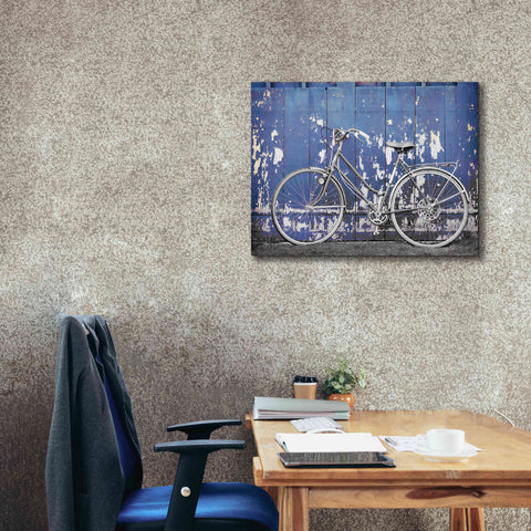 Image of 'Grungy Bike' by Lori Deiter, Canvas Wall Art,34 x 26
