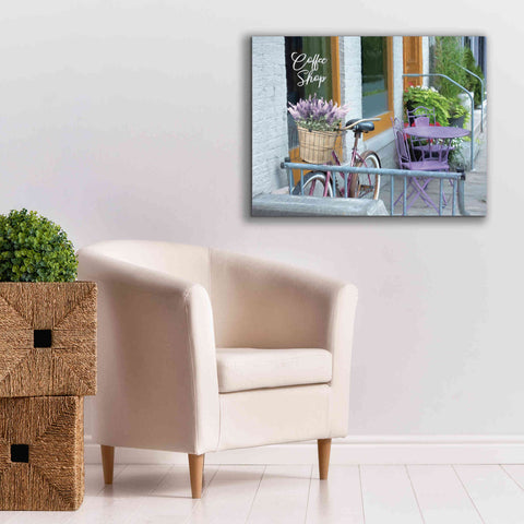 Image of 'Coffee Shop Visit' by Lori Deiter, Canvas Wall Art,34 x 26