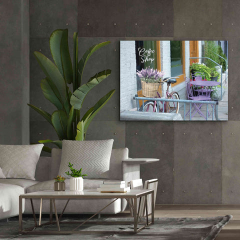 Image of 'Coffee Shop Visit' by Lori Deiter, Canvas Wall Art,54 x 40