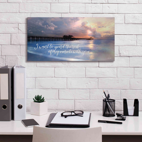 Image of 'Rest of My Sunsets I' by Lori Deiter, Canvas Wall Art,24 x 12