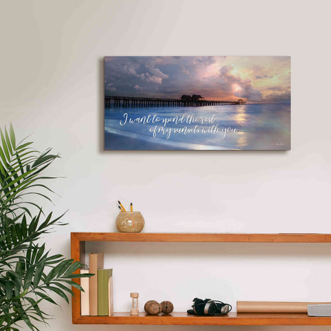 Image of 'Rest of My Sunsets I' by Lori Deiter, Canvas Wall Art,24 x 12