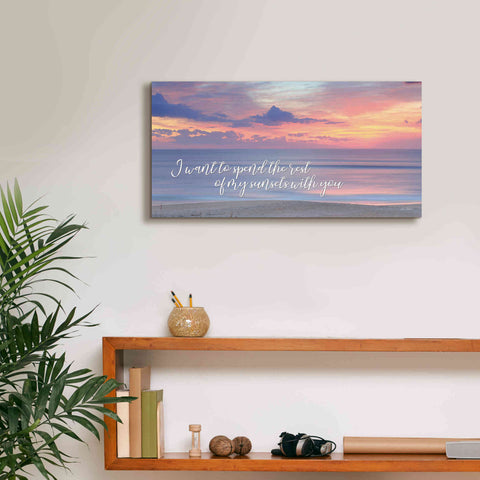 Image of 'Rest of My Sunsets II' by Lori Deiter, Canvas Wall Art,24 x 12