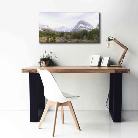 Image of 'Many Glacier Landscape' by Lori Deiter, Canvas Wall Art,40 x 20