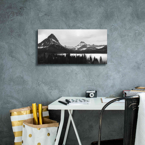 Image of 'Swiftcurrent Lake' by Lori Deiter, Canvas Wall Art,24 x 12