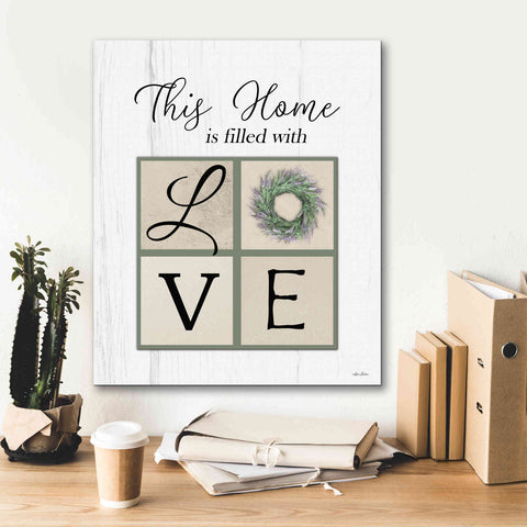 Image of 'This Home is Filled with Love' by Lori Deiter, Canvas Wall Art,20 x 24